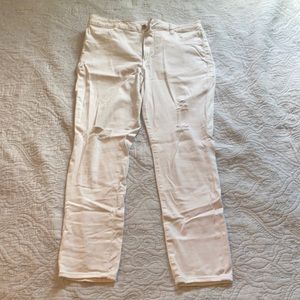 White American Eagle Hi-rise Jegging